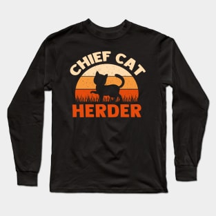 Chief Cat Herder Long Sleeve T-Shirt